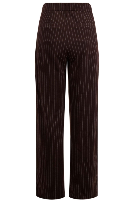 Zusss krijtstreep broek met bandplooi